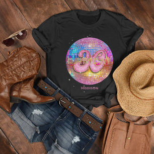 Camiseta Fiesta de Cumpleaños 30 Años Bola de Discoteca Pur