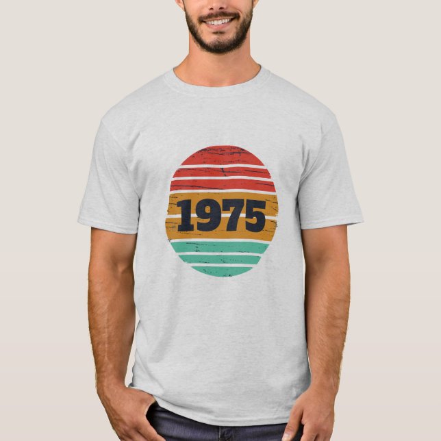 Camiseta Fiesta de cumpleaños 50 vintage personalizada (Anverso)