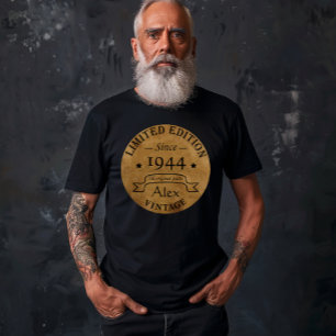 Camiseta Fiesta de cumpleaños 80 personalizada ochenta vint