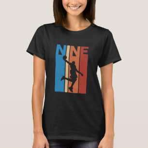 Camiseta Fiesta de cumpleaños 9 Nine 9 años Sketll niños Bo