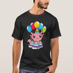 Camiseta Fiesta de cumpleaños anfibio Salamander Cute mexic