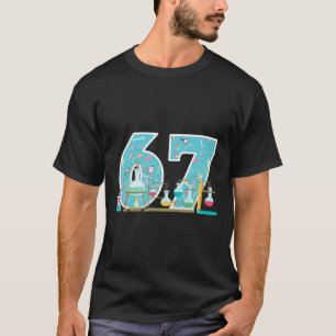 Camiseta Fiesta de Cumpleaños Científico 67 Laboratorio Quí