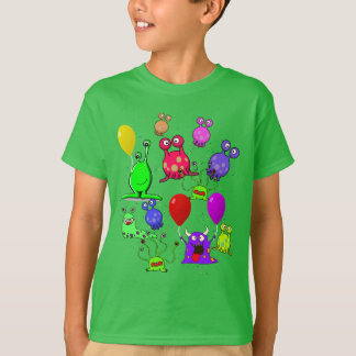 Camiseta Fiesta de cumpleaños con extranjeros