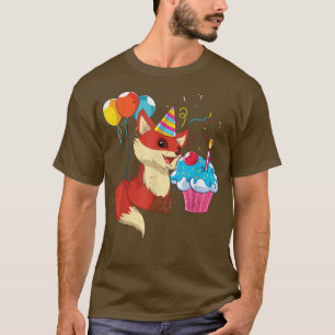 Camiseta Fiesta De Cumpleaños Cuta Animal Lover Forest Anim