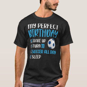 Camiseta Fiesta de cumpleaños de 11 años de edad 11º fútbol