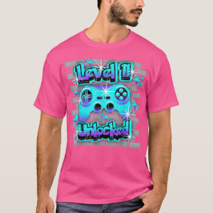 Camiseta Fiesta de cumpleaños de 11 años para los videojuga