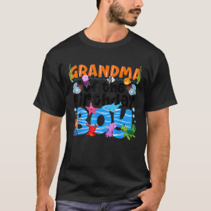 Camiseta Fiesta de cumpleaños de Abuela bajo el mar Animale