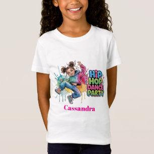 Camiseta Fiesta de Cumpleaños de Baile de Hip Hop para Niña
