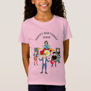 Camiseta Fiesta de cumpleaños de banda de Chica estrella de