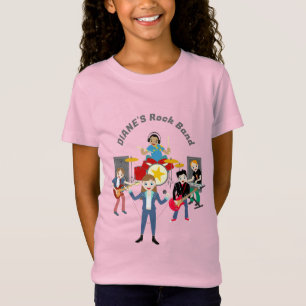 Camiseta Fiesta de cumpleaños de banda de Chica estrella de