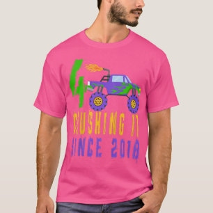 Camiseta Fiesta de cumpleaños de camión monstruo para niños