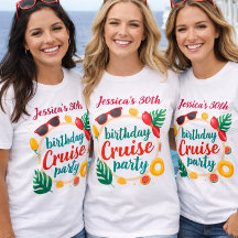 Fiesta de Cumpleaños de Chicas Crucero Personaliza