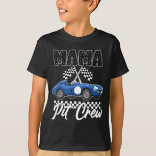 Camiseta fiesta de cumpleaños de coche de carreras familia
