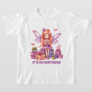 Camiseta Fiesta de cumpleaños de Cute chica