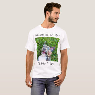 Camiseta Fiesta de cumpleaños de encargo personalizada del