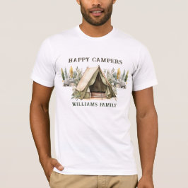 Camiseta Fiesta de cumpleaños de feliz campers para niños