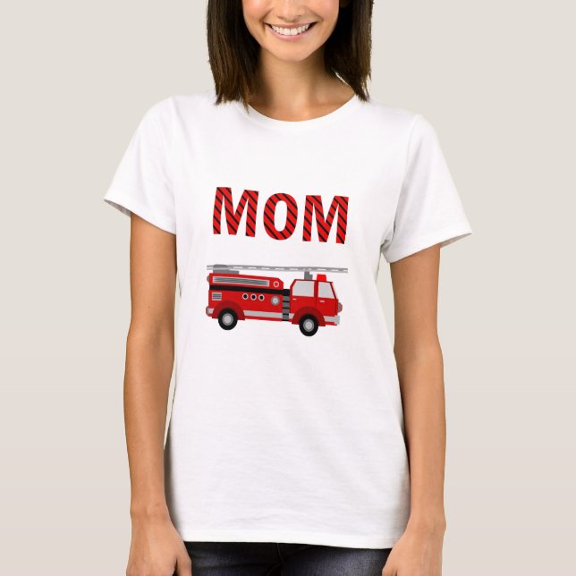 Camiseta Fiesta de cumpleaños de Fire Truck (Anverso)