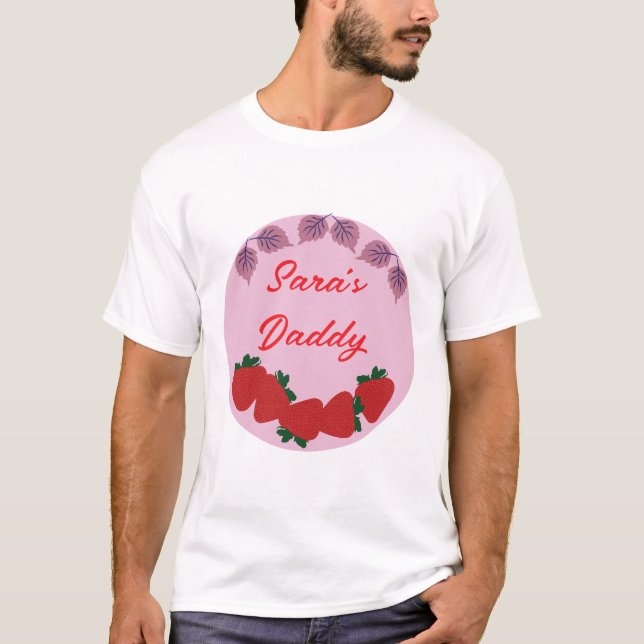 Camiseta Fiesta de cumpleaños de fresas (Anverso)