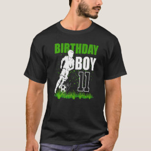 Camiseta Fiesta de cumpleaños de fútbol de 11 años 11º para