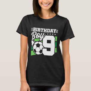 Camiseta Fiesta de Cumpleaños de Fútbol - Niño de 9 Años - 