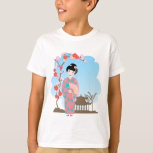 Camiseta Fiesta de cumpleaños de Geisha chica