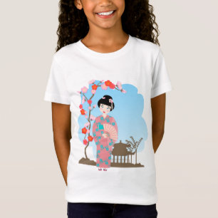 Camiseta Fiesta de cumpleaños de Geisha chica