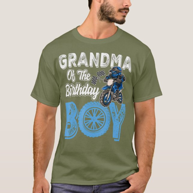 Camiseta Fiesta de cumpleaños de la abuela del niño de la b (Anverso)