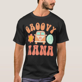 Camiseta Fiesta de cumpleaños de la familia Groovy Nana