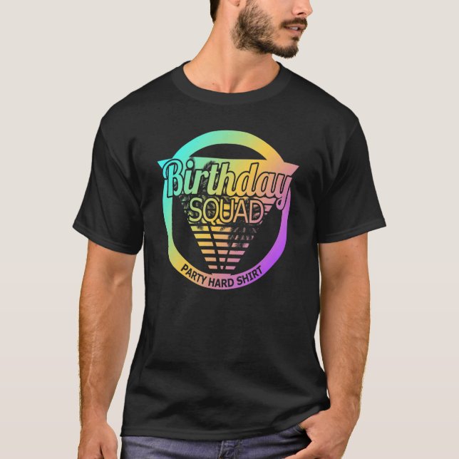 Camiseta Fiesta de cumpleaños de la familia para celebrar l (Anverso)