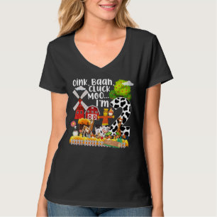 Camiseta Fiesta De Cumpleaños De La Granja Oink Baa Moo Im