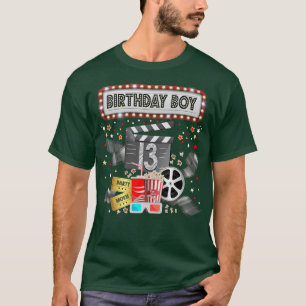 Camiseta Fiesta de cumpleaños de la noche de la película Pa
