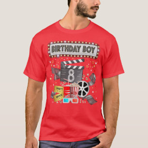 Camiseta Fiesta de cumpleaños de la noche de la película Pa