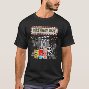 Camiseta Fiesta de cumpleaños de la noche de la película Pa