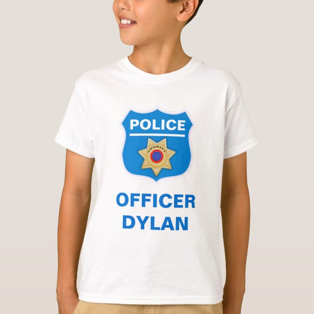Camiseta Fiesta de Cumpleaños de la Policía (Anverso)