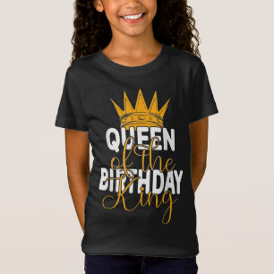 Camiseta Fiesta de cumpleaños de la reina del rey esposo