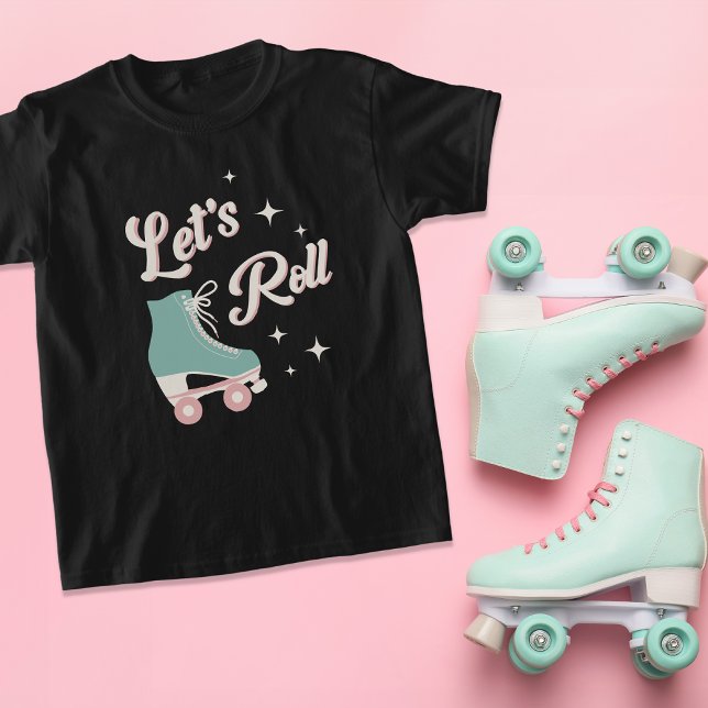 Camiseta Fiesta de cumpleaños de las niñas de patinaje sobr (Subido por el creador)