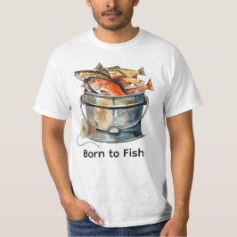 Camiseta Fiesta de cumpleaños de los amantes de la pesca