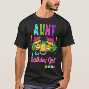 Camiseta Fiesta de cumpleaños de Luau de Hawái que coincide