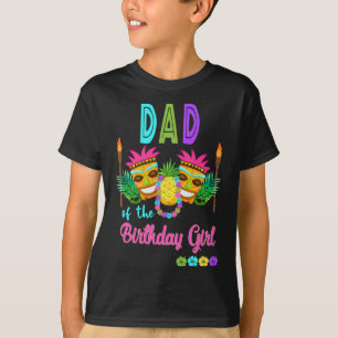 Camiseta Fiesta de cumpleaños de Luau de Hawái que coincide