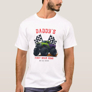 Camiseta Fiesta de cumpleaños de Monster Trucks 1er año 
