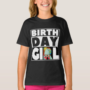 CAMISETA FIESTA DE CUMPLEAÑOS DE NIÑA PERSONALIZABLE