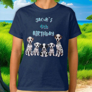 Camiseta Fiesta de cumpleaños de perro de Dalmacia infantil