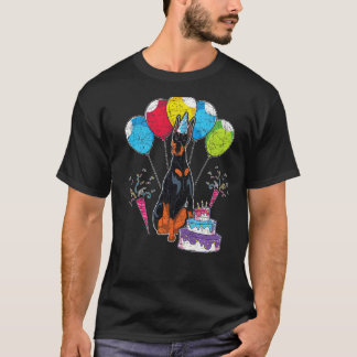 Camiseta Fiesta de cumpleaños de perro Dueño de mascota Ani