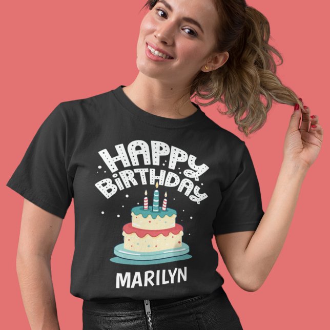 Camiseta Fiesta de cumpleaños de personalizado para tres añ (Subido por el creador)