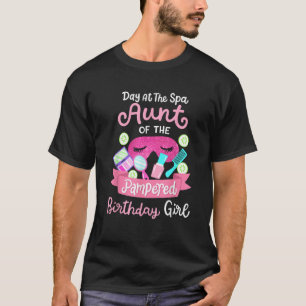 Camiseta Fiesta De Cumpleaños De Spa, Tía Del Apaciguado Ch