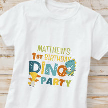 fiesta de cumpleaños de un niño de dinosaurio chin