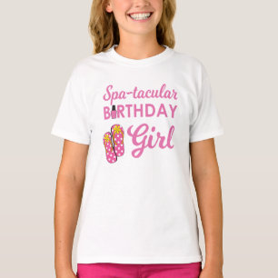 Camiseta Fiesta de cumpleaños del balneario del chica