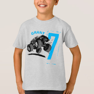 Camiseta Fiesta de cumpleaños del camión monstruo del cumpl