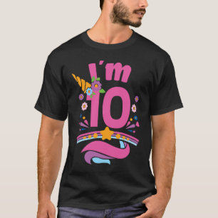 Camiseta Fiesta de cumpleaños del Chica Ich Bin de Unicorn 