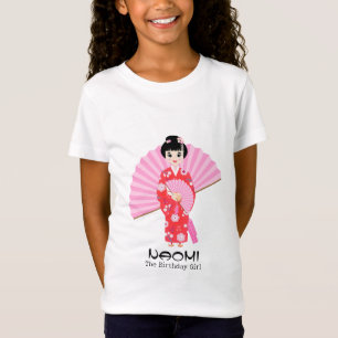 Camiseta Fiesta de cumpleaños del Chica japonés Sakura Cher